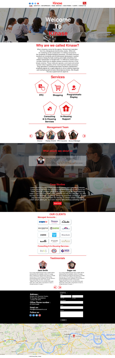 Web Design by Wings on web for this project | Design #9757784