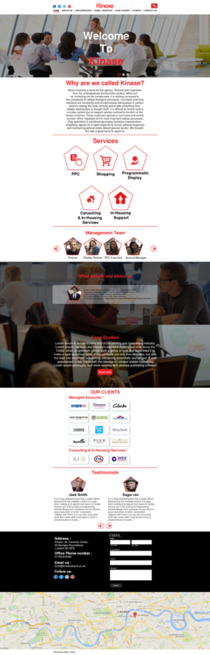 Web Design by Wings on web for this project | Design: #9757784