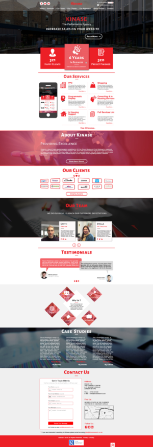 Web Design by Wings on web for this project | Design: #9757786