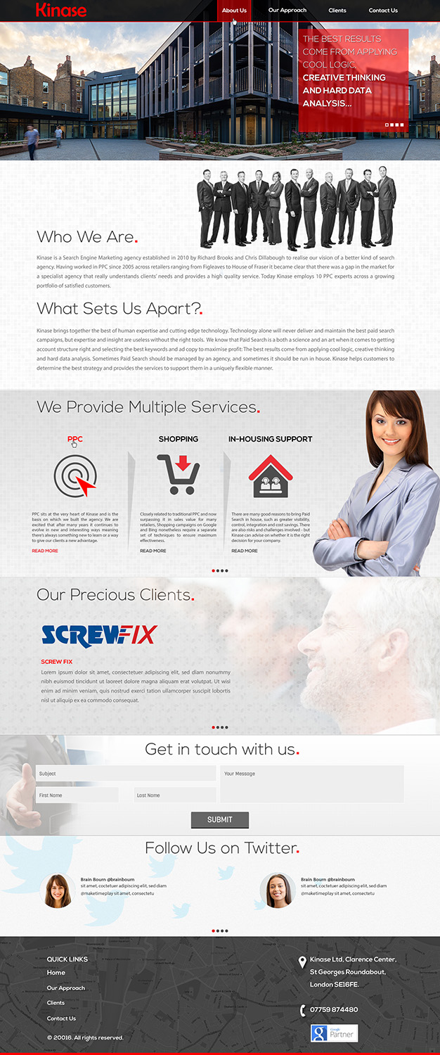 Web Design by Anooshaa Kachhia for this project | Design #9645014