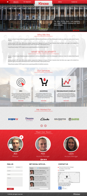 Diseño Web por Anooshaa Kachhia para este proyecto | Diseño #9645018