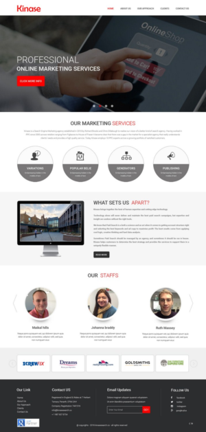 Web Design by pb for this project | Design: #9584429