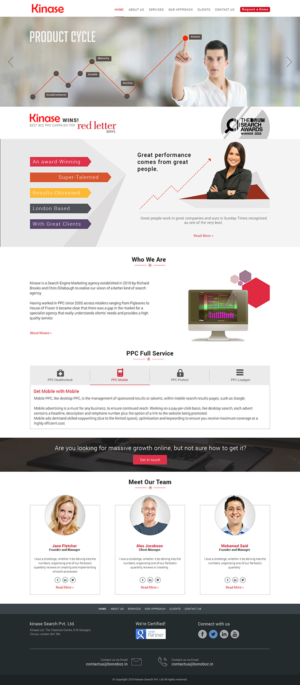 Web Design by Ved Web Services for this project | Design #9559523