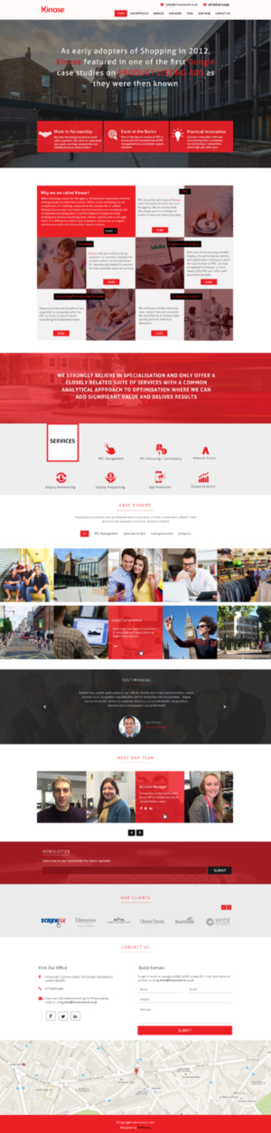 Web Design by Da Miracle for this project | Design #9652886