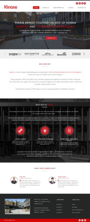 Web Design by JM for this project | Design #9568030