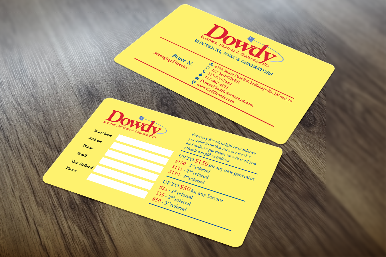 Business Card Design by Sajin for this project | Design #9547008