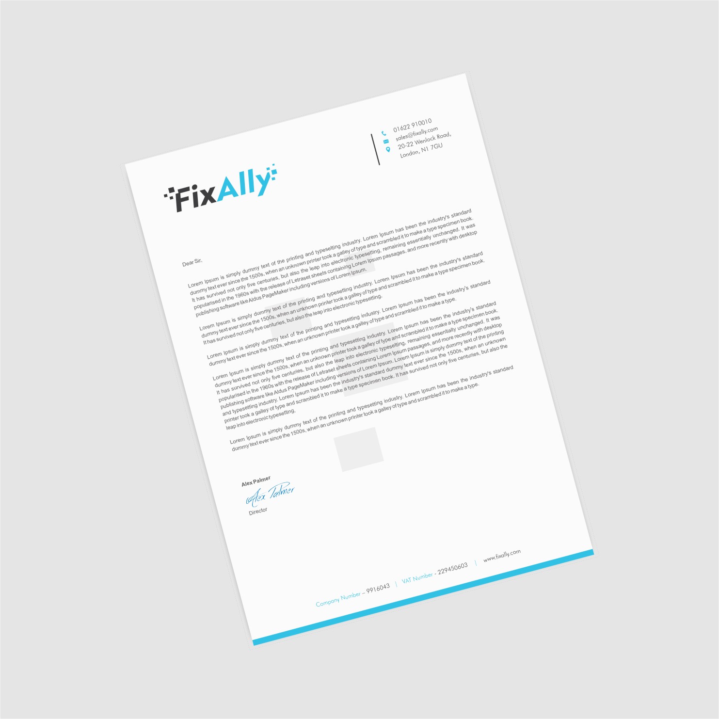 Letterhead Design by INDIAN_Ashok for this project | Design #9580863