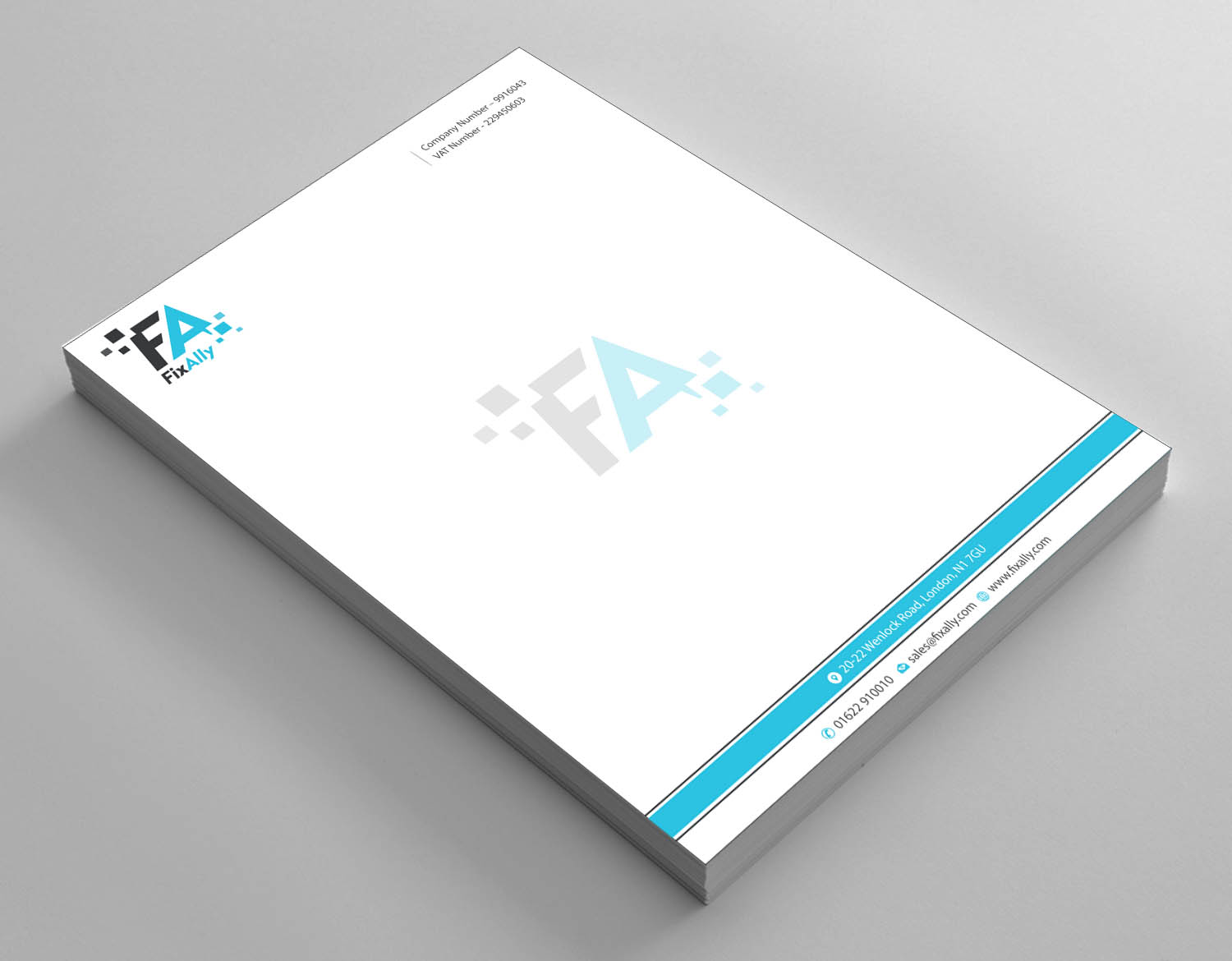 Briefkopf-Design von Infinitive Technology für dieses Projekt | Design #9529425