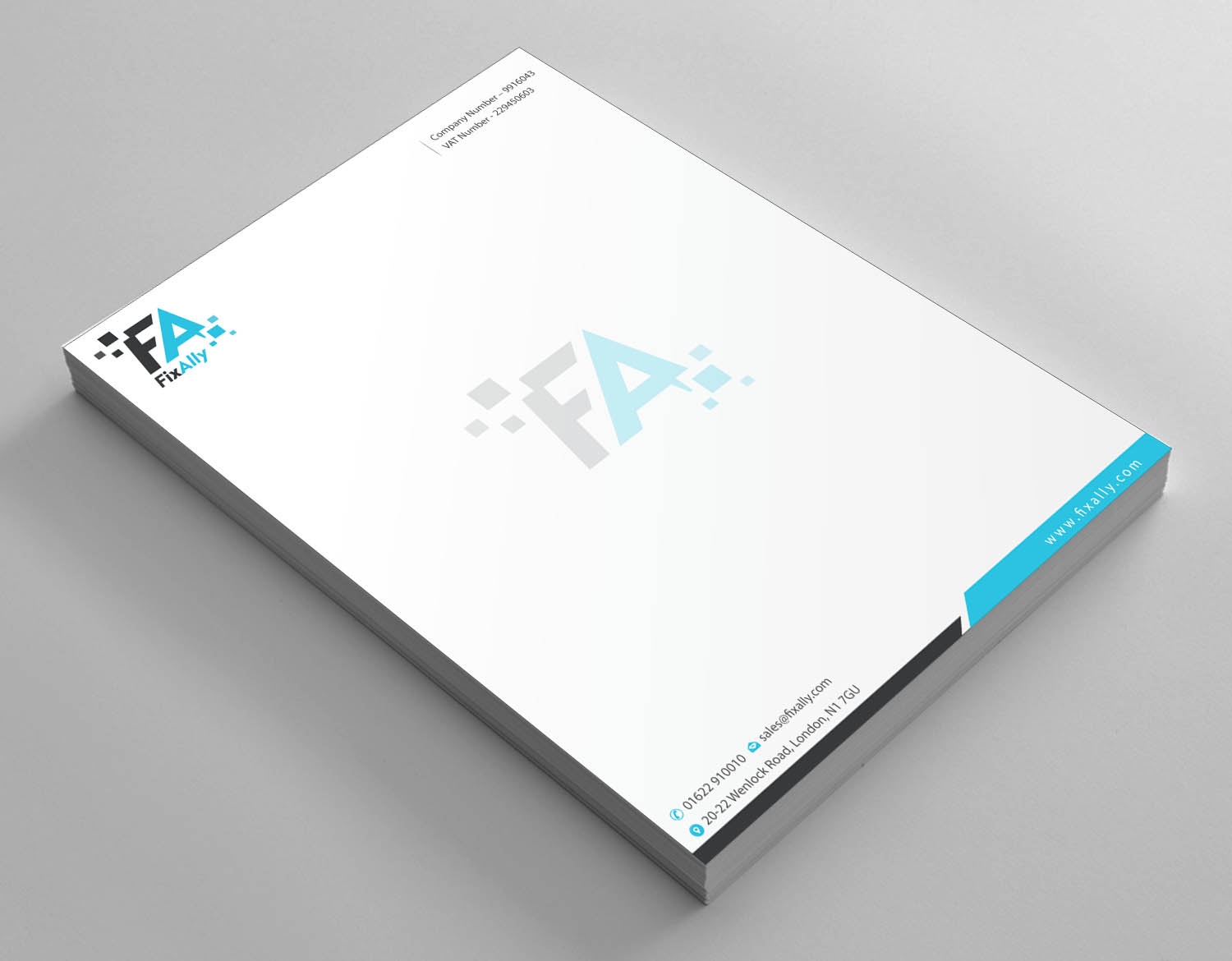 Letterhead Design by Infinitive Technology for this project | Design #9529426