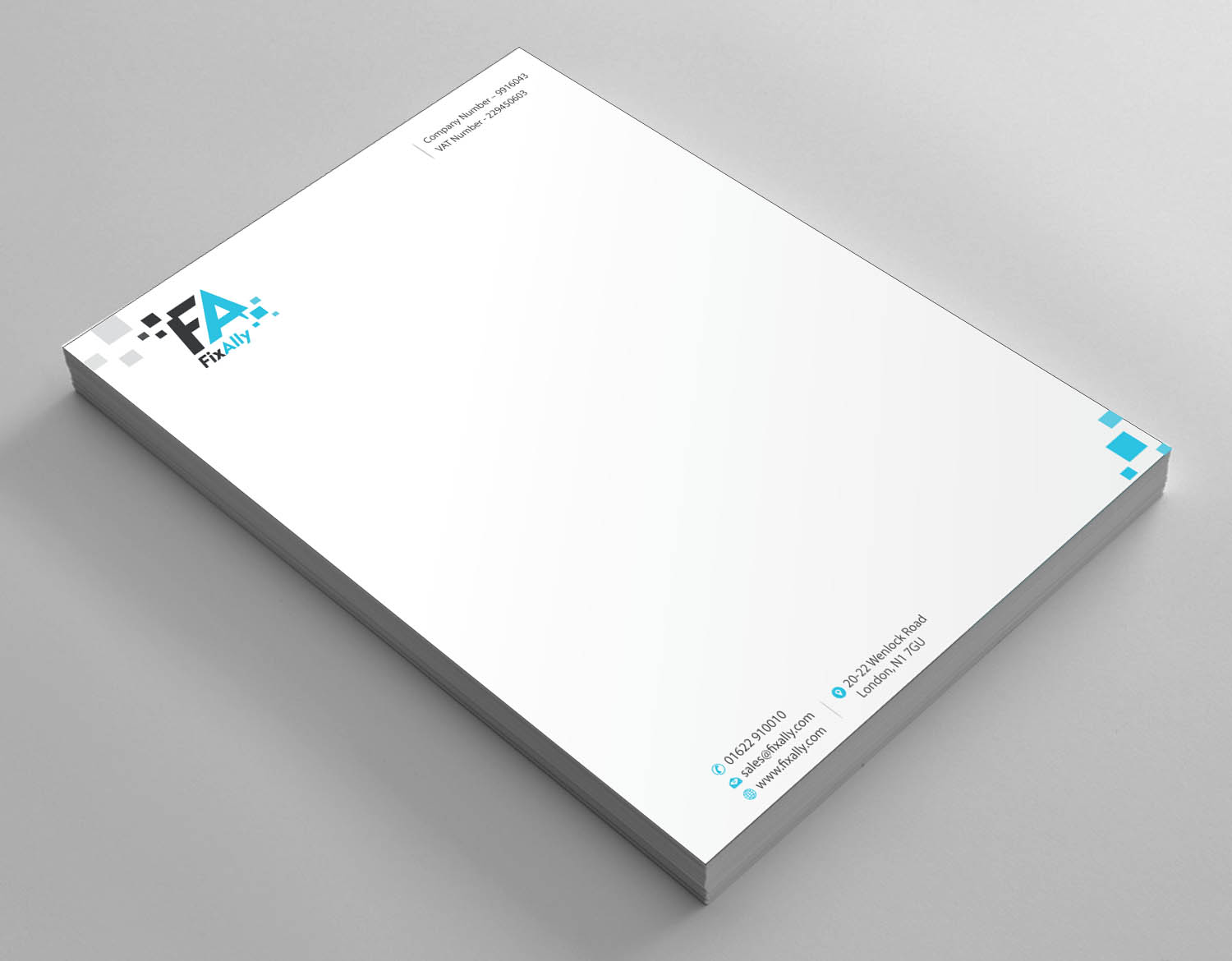 Letterhead Design by Infinitive Technology for this project | Design #9529427