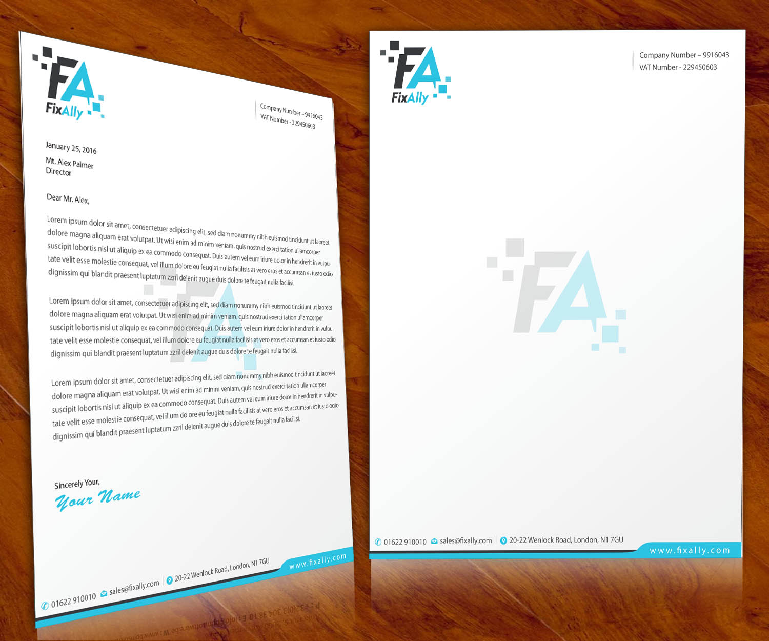 Letterhead Design by Infinitive Technology for this project | Design #9529428
