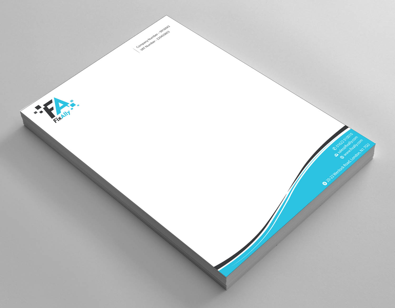 Letterhead Design by Infinitive Technology for this project | Design #9529445