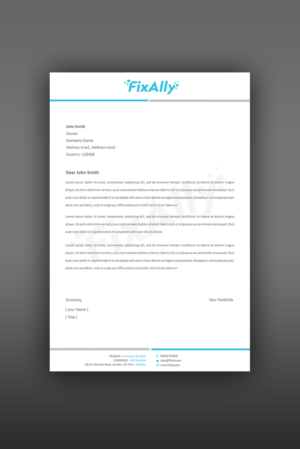 Letterhead Design by Creations Box 2015 for this project | Design: #9541105