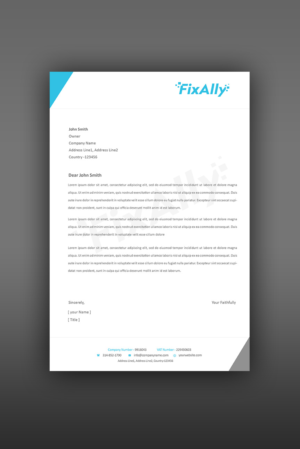 Letterhead Design by Creations Box 2015 for this project | Design: #9541108