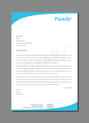 Letterhead Design by Creations Box 2015 for this project | Design: #9541109