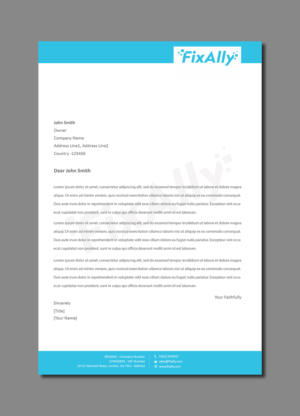 Letterhead Design by Creations Box 2015 for this project | Design: #9541110