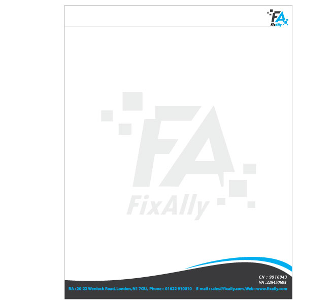 Letterhead Design by mriduldas840 for this project | Design #9562923