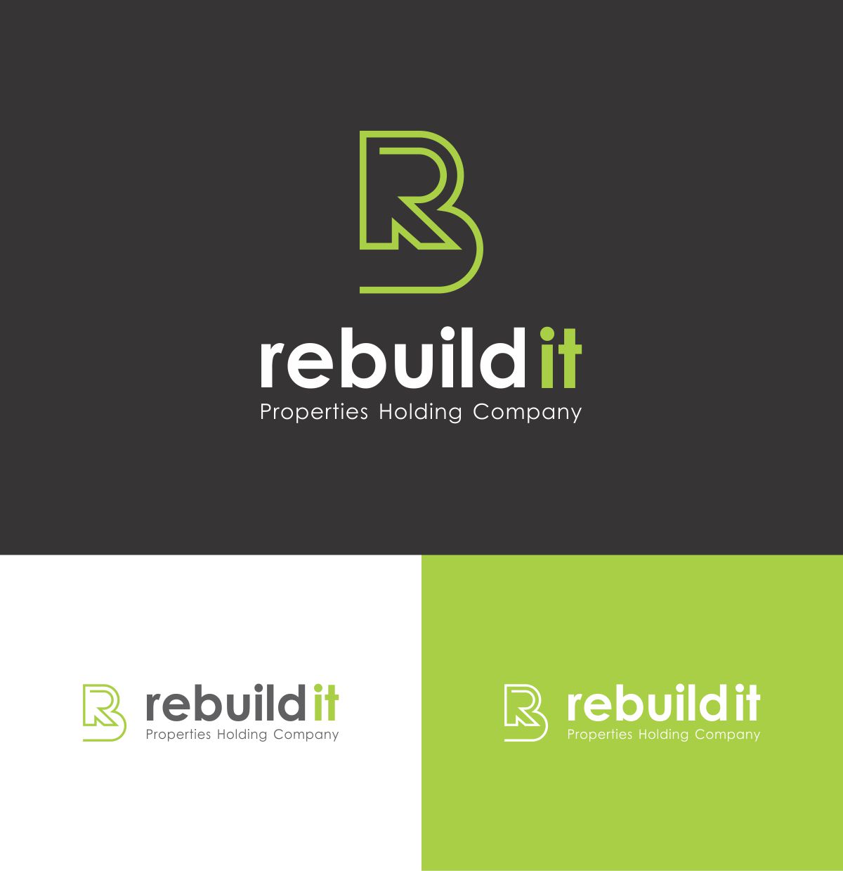 Logo-Design von J Mahesh für Rebuild It Properties  | Design #9595286