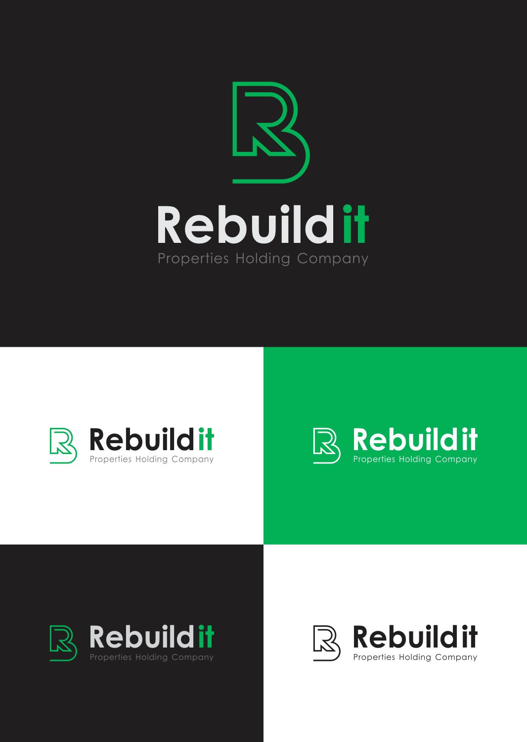 Logo-Design von J Mahesh für Rebuild It Properties  | Design #9978923