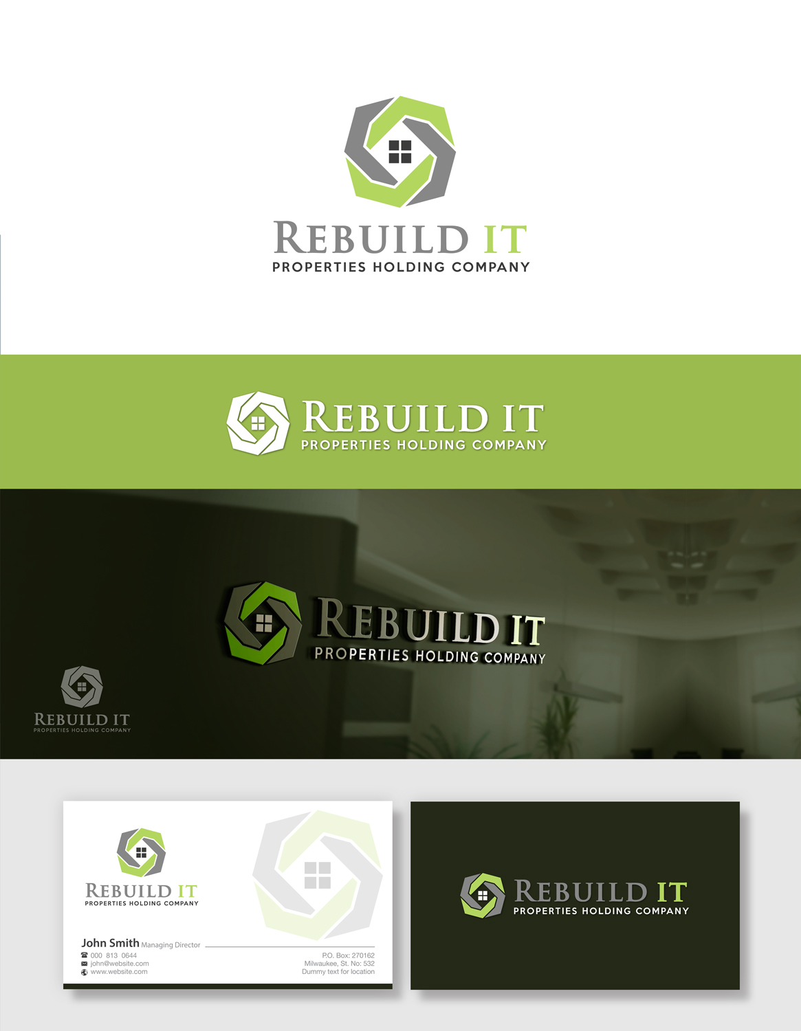 Diseño de Logo por tajammuldesigner para Rebuild It Properties  | Diseño #10016243
