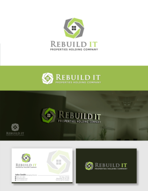 Logo Design by tajammuldesigner for Rebuild It Properties  | Design: #10016243