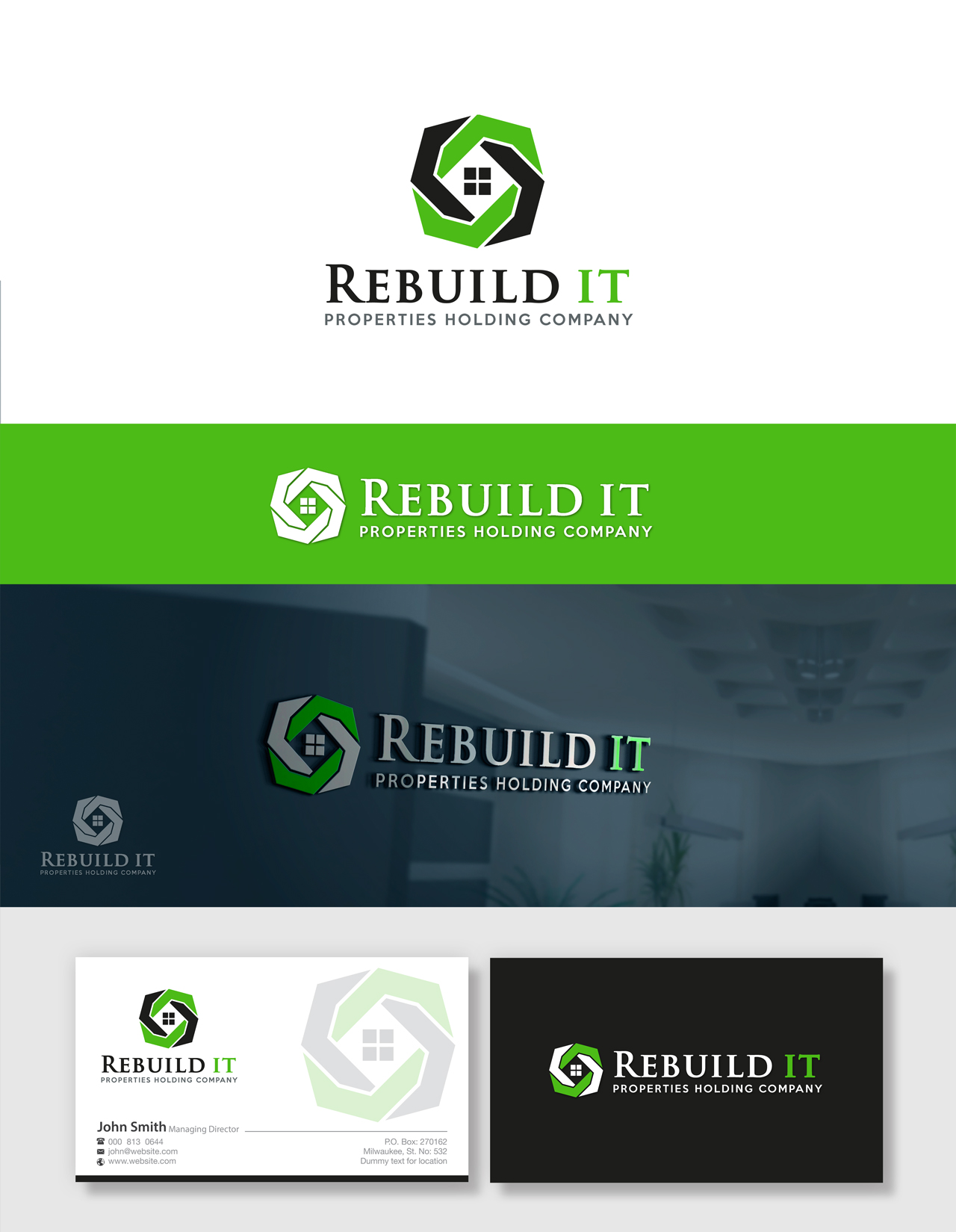 Logo-Design von tajammuldesigner für Rebuild It Properties  | Design #10023073