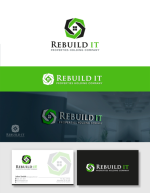 Logo Design by tajammuldesigner for Rebuild It Properties  | Design: #10023074