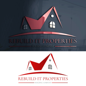 Logo Design by beingmasoodahmad for Rebuild It Properties  | Design: #9591115