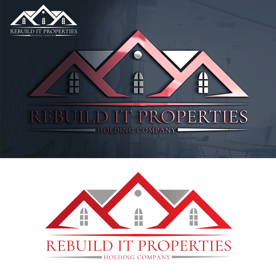 Logo-Design von beingmasoodahmad für Rebuild It Properties  | Design #9597054