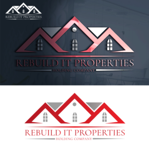 Logo Design by beingmasoodahmad for Rebuild It Properties  | Design: #9597054
