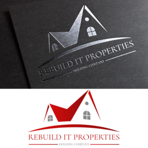Logo Design by beingmasoodahmad for Rebuild It Properties  | Design: #9820547