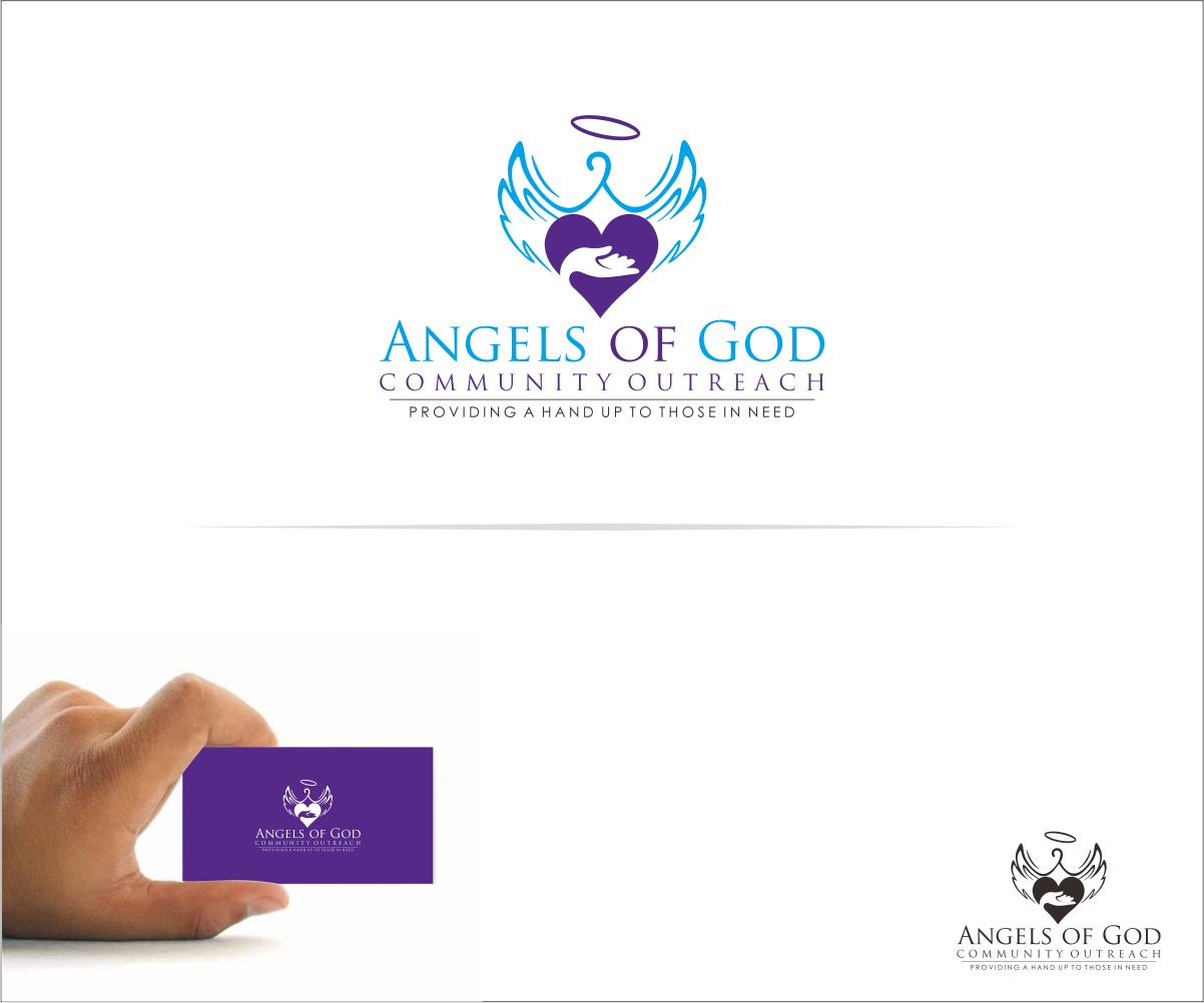 Logo Design by haszart for Angels of God Clothing Closet | Design #9688664