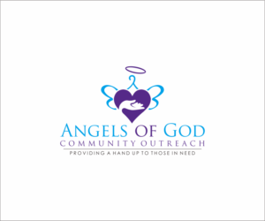 Logo Design by haszart for Angels of God Clothing Closet | Design: #9798721