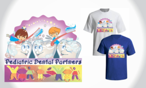 T-shirt Design by Diana Cimpianu for pediatric dental partners | Design #9681109