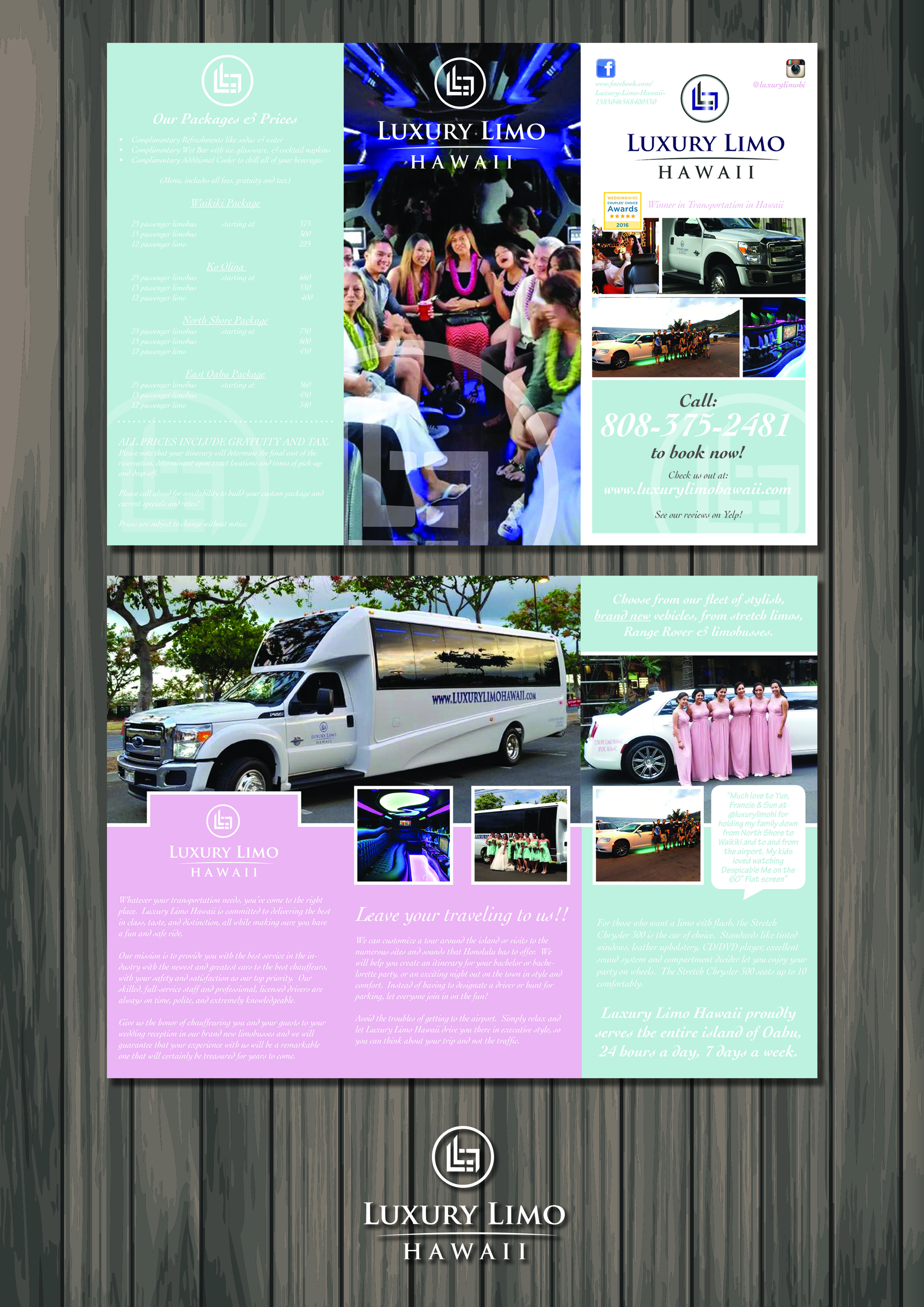 Flyer-Design von boomerang für Luxury Limo Hawaii | Design #9604717
