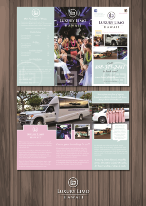 Flyer Design by boomerang for Luxury Limo Hawaii | Design #9604717