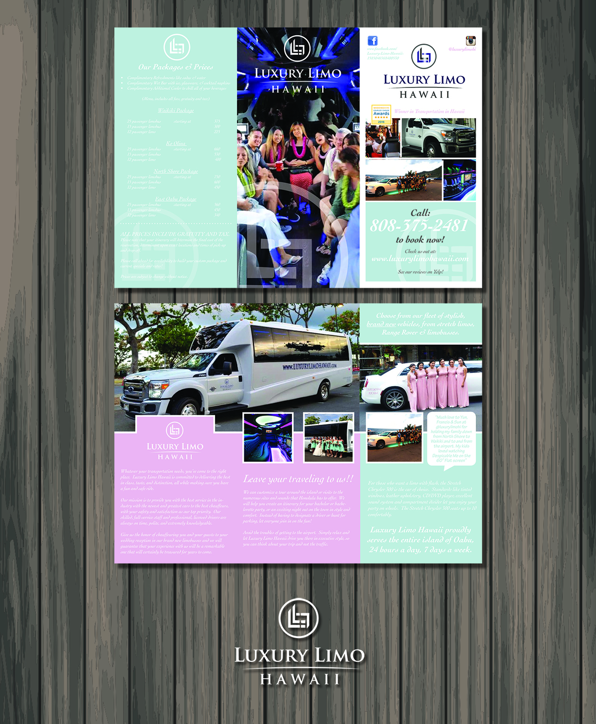 Design de Flyer par boomerang pour Luxury Limo Hawaii | Design #9604718