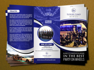 Flyer Design by debdesign for Luxury Limo Hawaii | Design: #9561193