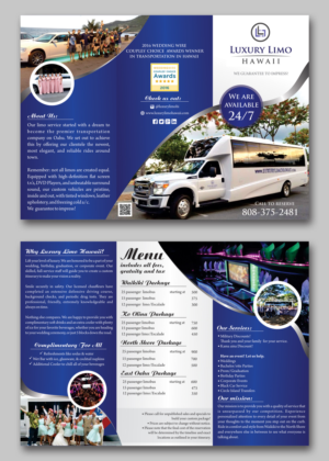Flyer Design by ecorokerz for Luxury Limo Hawaii | Design: #9809933