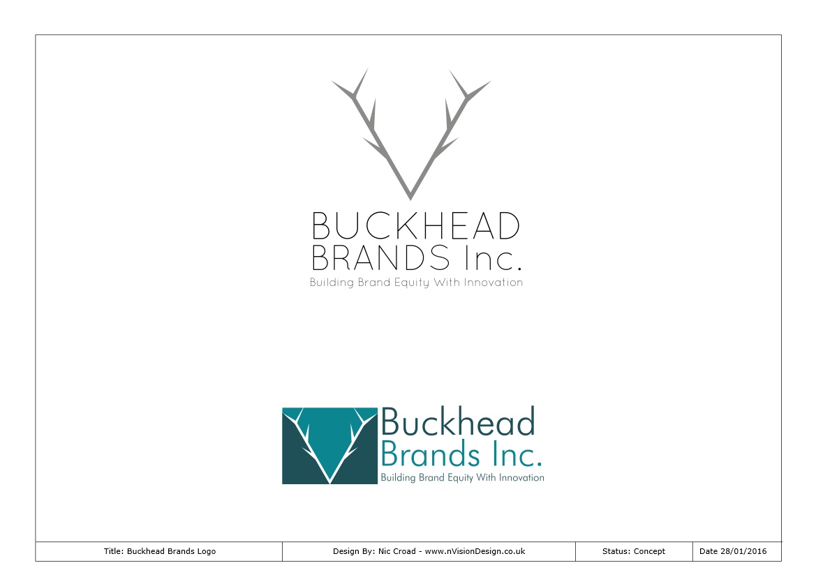 Logo Design by nvisiondesign.co.uk for Buckhead Brands | Design #9559196