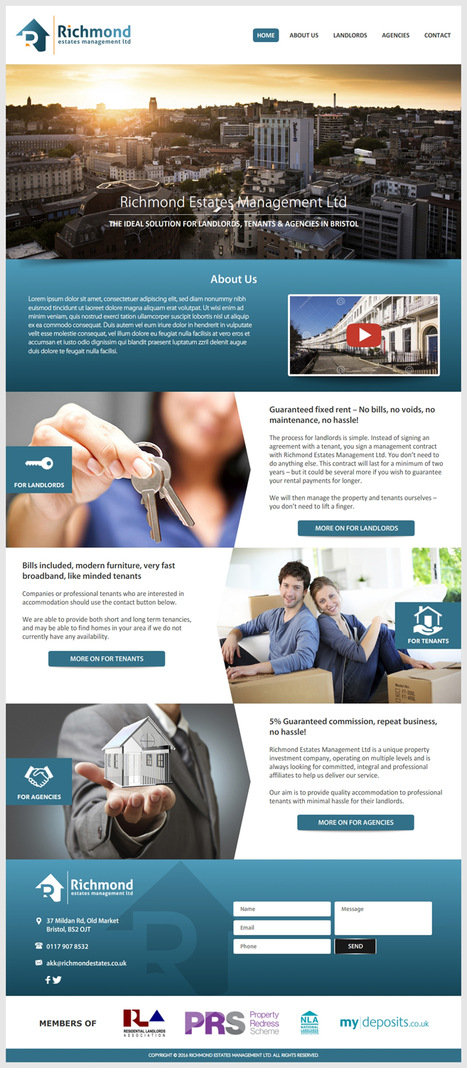 Web Design by -Marc- for this project | Design #9785347