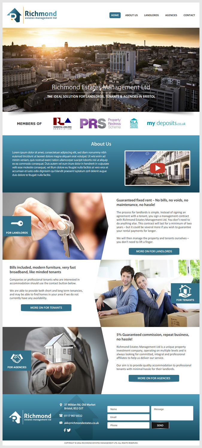 Web Design by -Marc- for this project | Design #9785434