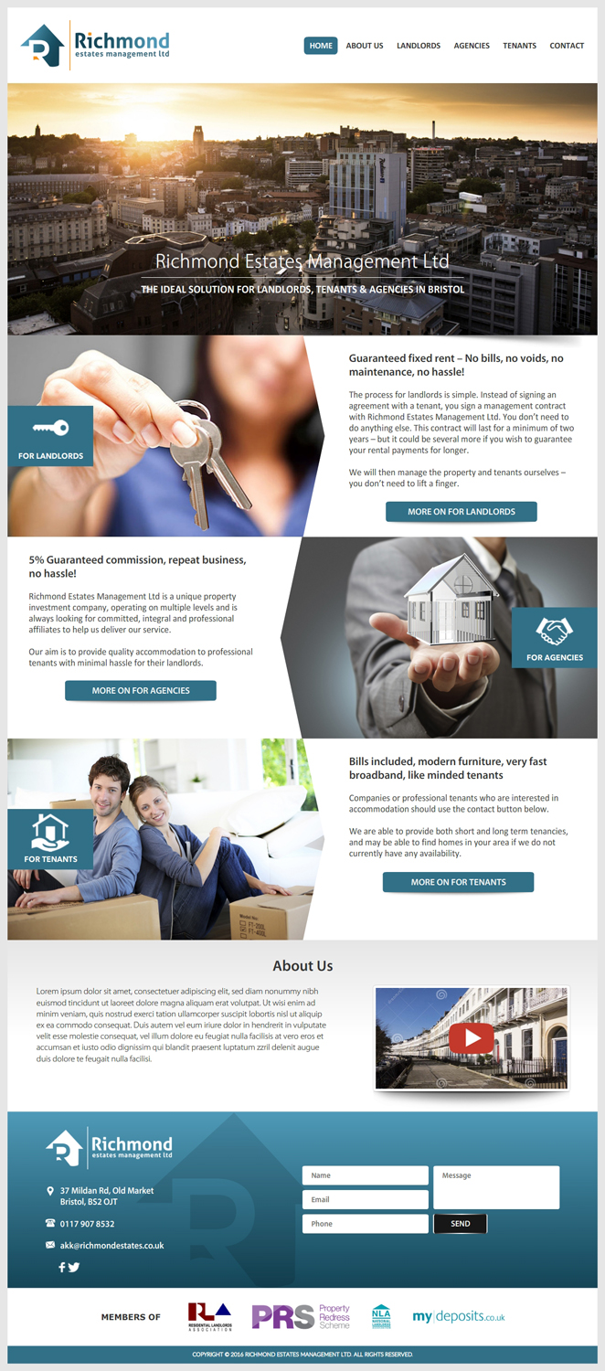 Web Design by -Marc- for this project | Design #9798876
