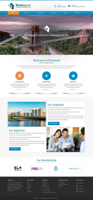 Web Design by pb for this project | Design: #9551256