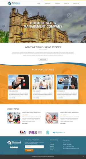 Web Design by pb for this project | Design: #9556422