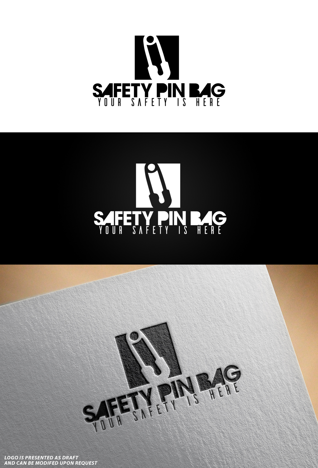 Logo-Design von Professor P für Safety Pin Bags | Design #9906277