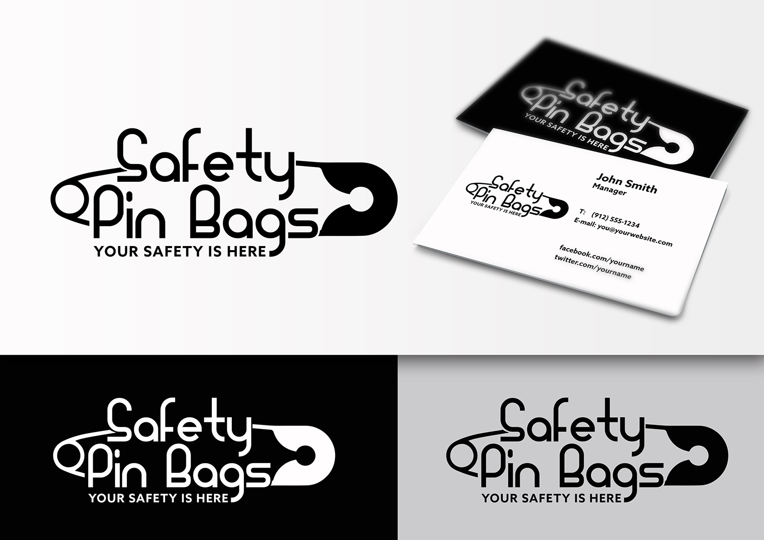 Logo Design by maria-kaz for Safety Pin Bags | Design #9779396