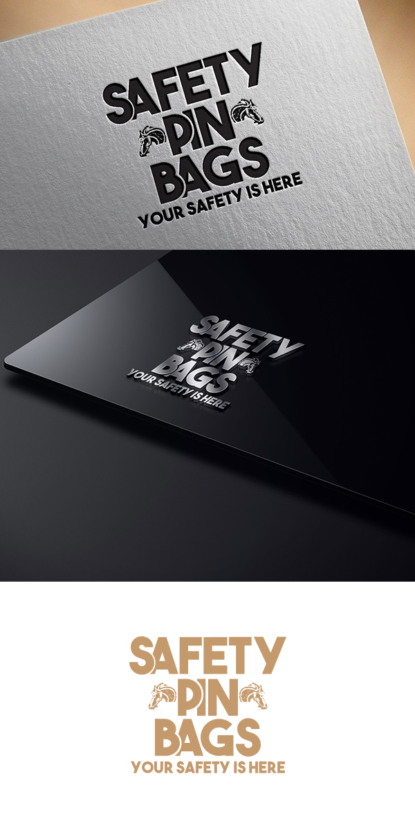 Logo Design by saeinpahore41504 for Safety Pin Bags | Design #9846419