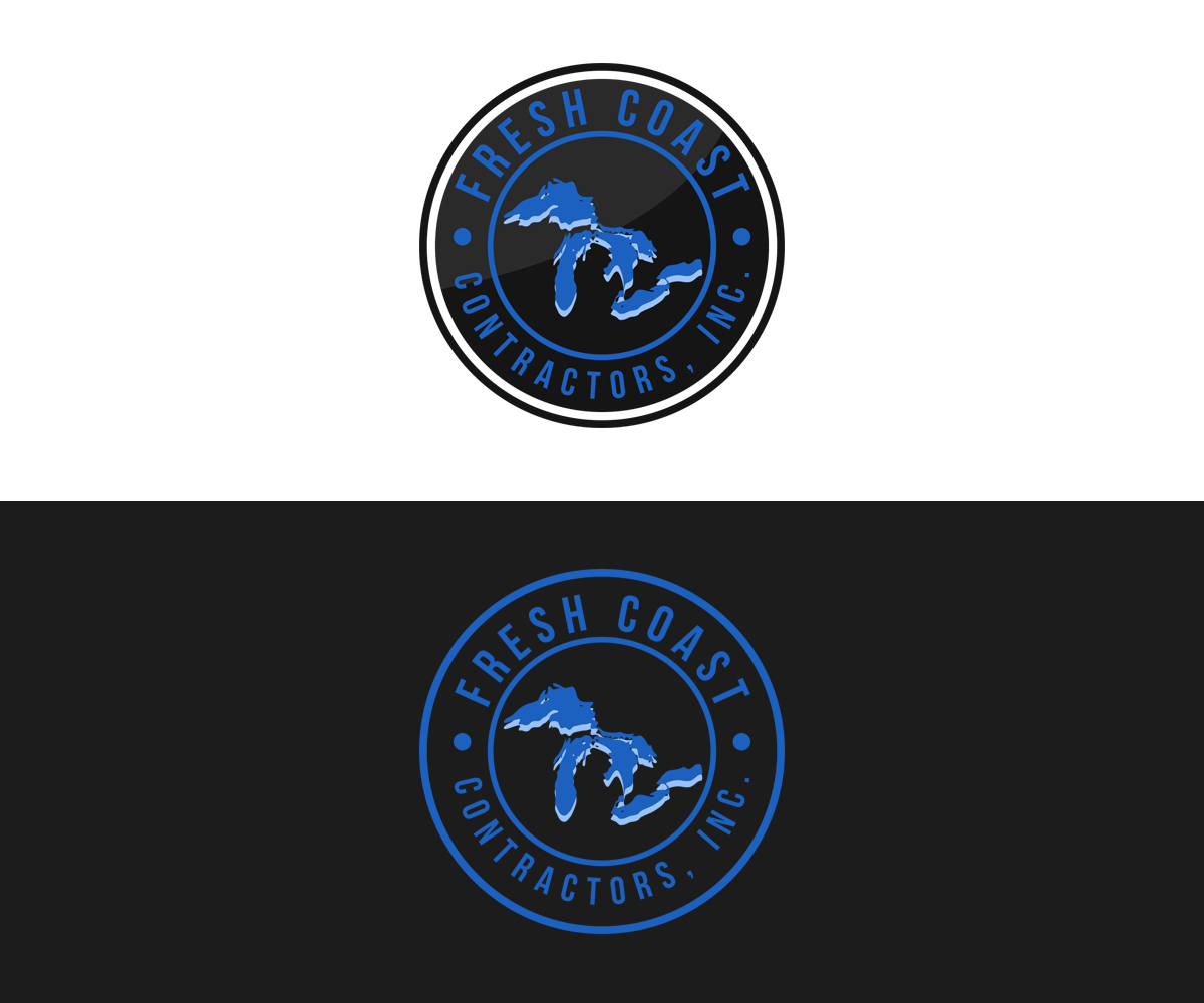 Logo-Design von cheez_O für Fresh Coast Contractors, Inc | Design #9538665