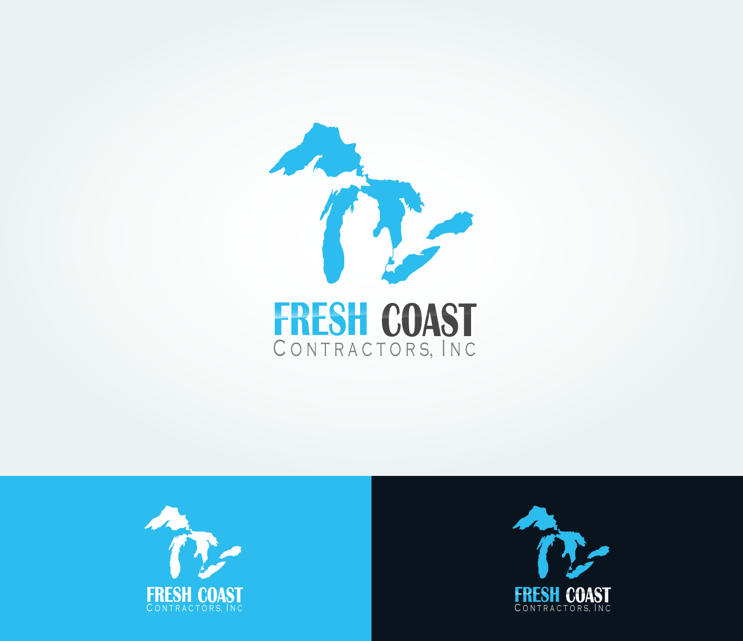 Logo Design by anonrotide for Fresh Coast Contractors, Inc | Design #9537701